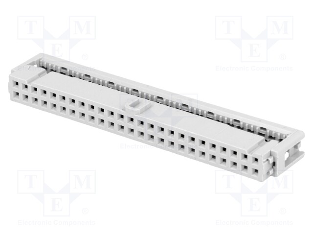 Plug; IDC; female; PIN: 50; for ribbon cable; 1.27mm; Layout: 2x25