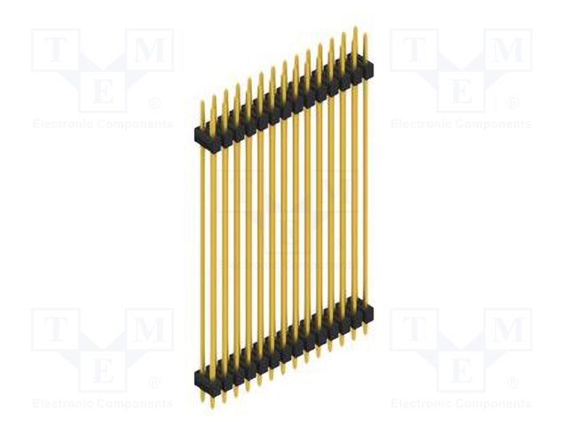 Connector: pin strips; pin header; male; PIN: 28; 2.54mm; THT; 2x14