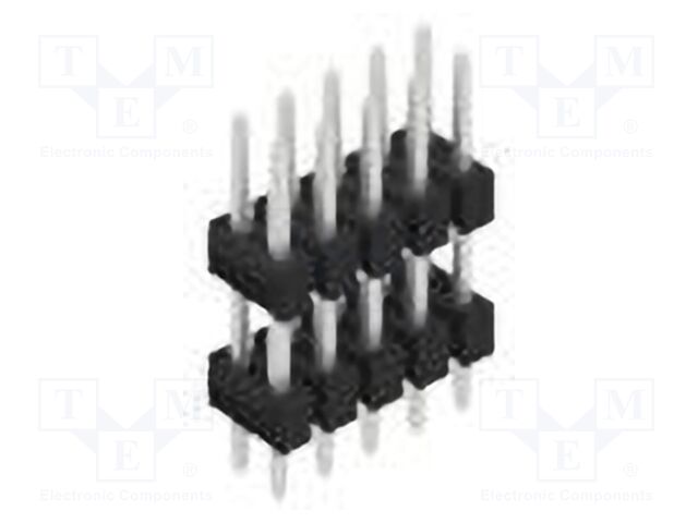 Connector: pin strips; pin header; male; PIN: 10; 2.54mm; THT; 2x5