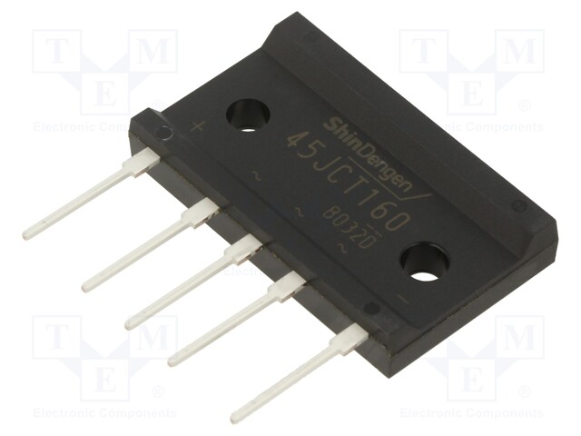 Bridge rectifier: three-phase