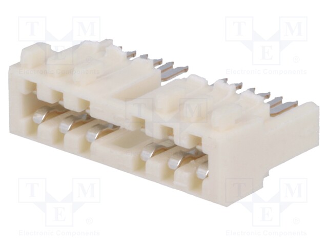 Connector: card edge; RAST 2.5; plug; female; angled 90°; PIN: 6