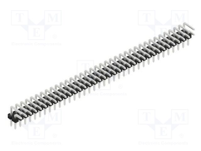 Connector: pin strips; pin header; male; PIN: 72; 2.54mm; THT; 2x36