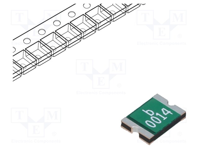 Fuse: PTC polymer; 140mA; Imax: 10A; Case: 1812; 0ZCG