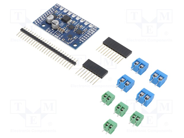 DC-motor driver; 400Hz; I2C; 2A; Uin mot: 4.5÷48V; Uin log: 3÷5.5V