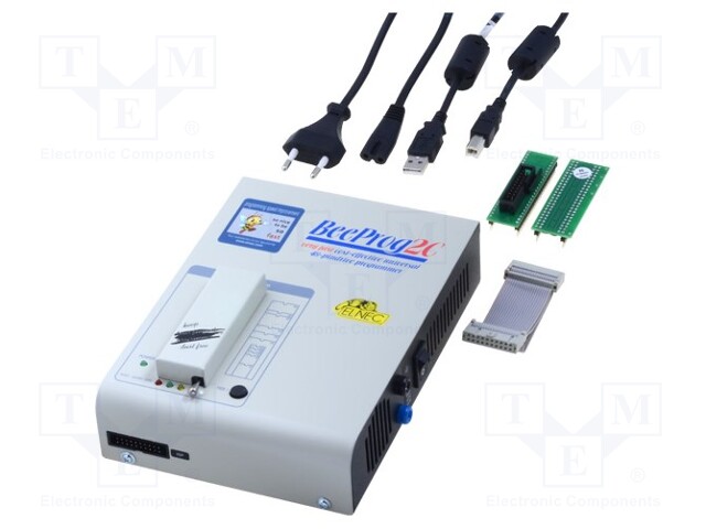 Programmer: universal; USB; ZIF 48pin socket; Plug: EU