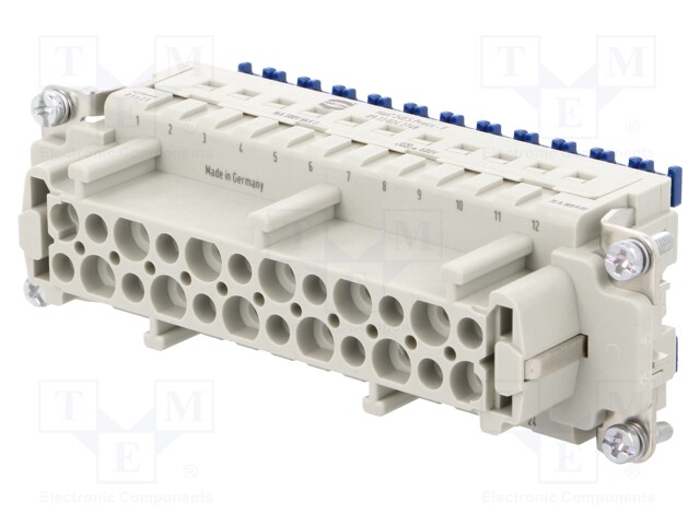 Connector: rectangular; female; Han ES Press; PIN: 24; 24+PE; 16A