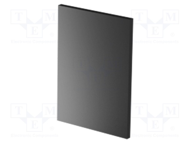 Rear panel; for ITALTRONIC enclosure