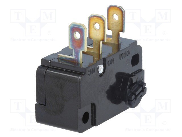 Microswitch SNAP ACTION; without lever; SPDT; 5A/250VAC; ON-(ON)