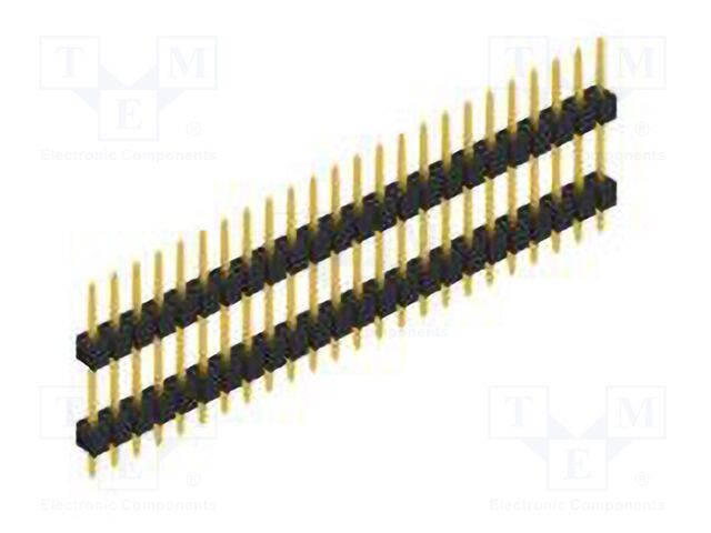Connector: pin strips; pin header; male; PIN: 24; 2.54mm; THT; 1x24