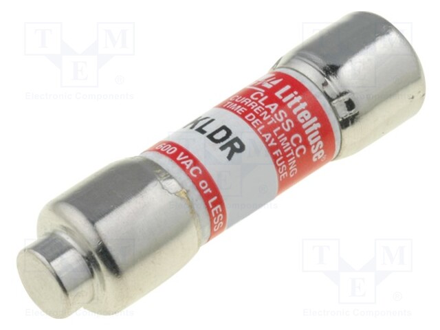 Fuse: fuse; time-lag; 0.2A; 600VAC; 300VDC; ceramic,industrial