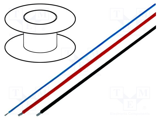 Wire; ÖLFLEX® HEAT 205 SC; stranded; Cu; 1x1mm2; FEP; transparent