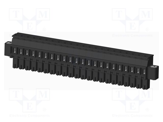 Connector: pluggable terminal block; plug; female; angled 90°