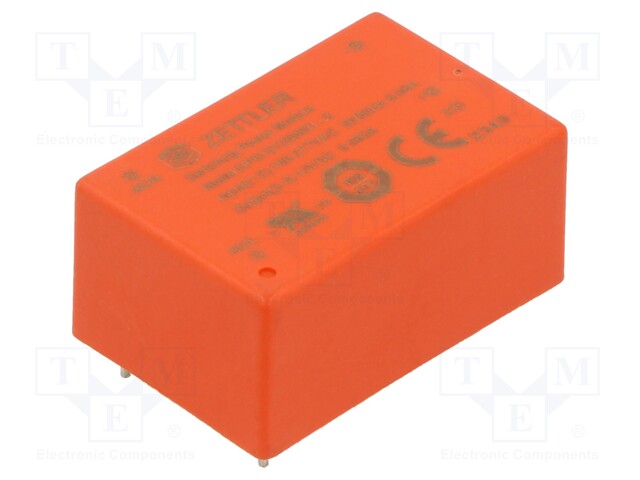 Converter: AC/DC; 1W; 85÷305VAC; Usup: 100÷430VDC; Uout: 12VDC; 63%