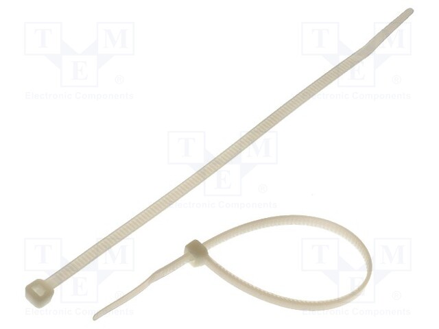 Cable tie; L: 203mm; W: 4.6mm; polyamide; 215.5N; natural; Ømax: 55mm
