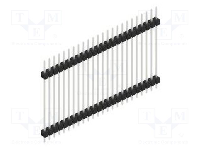 Connector: pin strips; pin header; male; PIN: 24; 2.54mm; THT; 1x24