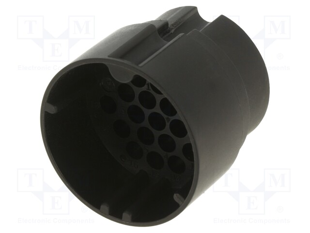 Connector: circular; male; UIC558; PIN: 22; for cable; crimped; 60V