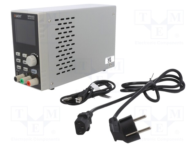 Power supply: programmable laboratory; Channels: 1; 0÷60VDC; 200W