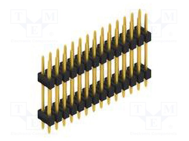 Connector: pin strips; pin header; male; PIN: 28; 2.54mm; THT; 2x14
