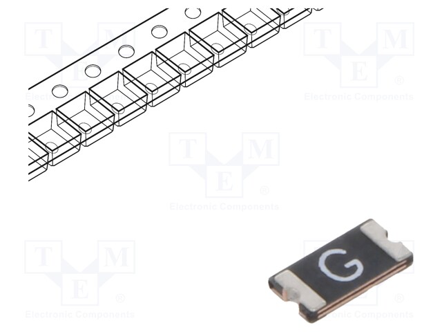 Fuse: PTC polymer; 750mA