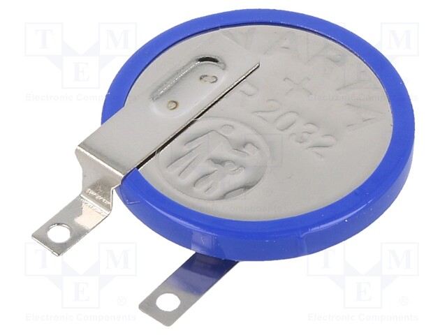 Battery: lithium; 3V; CR2032,coin; soldering lugs; Ø20x3.2mm