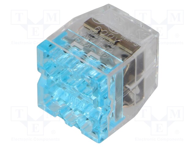 Quick splice; spring clamp; 0.75÷4mm2; 600V; 24A; for cable