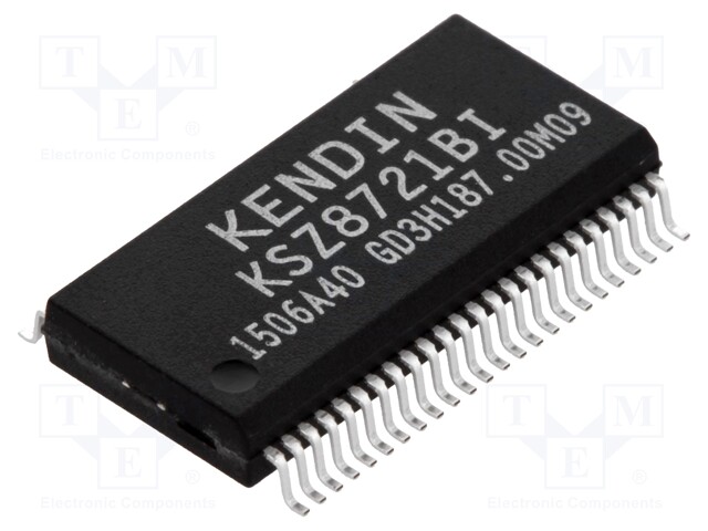 IC: transceiver; 10/100Base-T; MDC,MDI,MDI-X,MDIO,MII,RMII