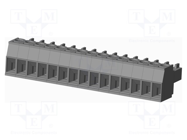 Connector: pluggable terminal block; plug; female; straight; grey