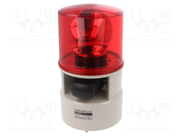 Signaller: lighting-sound; 24VDC; siren,rotating light; IP54