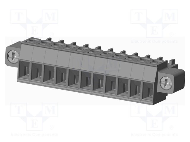 Connector: pluggable terminal block; plug; female; straight; grey