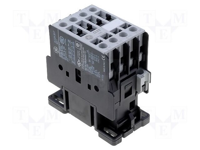 Contactor: 3-pole; NO x3; Auxiliary contacts: NC; 230VAC; 18A; CL