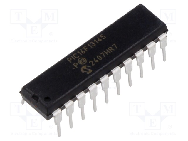 IC: PIC microcontroller; 32MHz; EUSART,GPIO,I2C,ICSP,SPI; THT