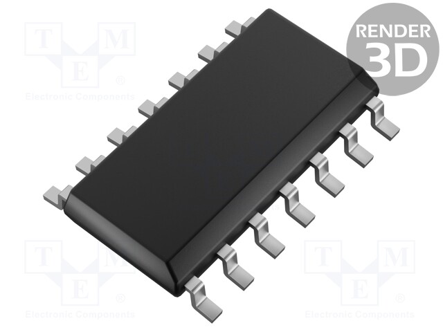 IC: interface; transceiver; full duplex,RS422 / RS485; 10Mbps