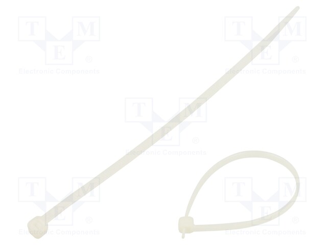 Cable tie; L: 450mm; W: 7.8mm; polyamide; 540N; natural; 100pcs.
