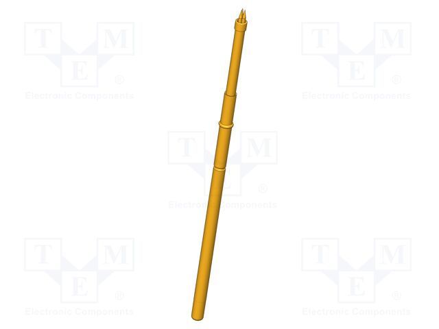 Test needle; Operational spring compression: 8mm; 5A; Ø: 1.6mm