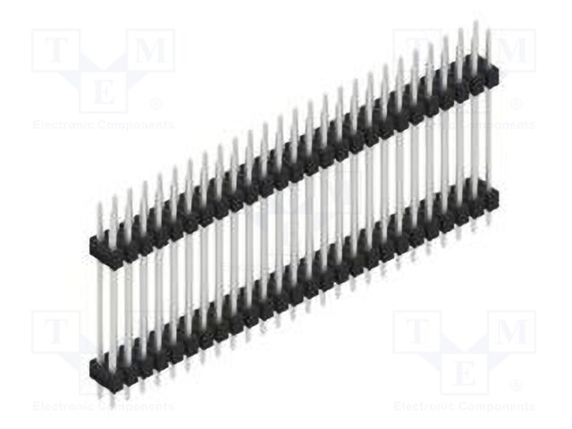 Connector: pin strips; pin header; male; PIN: 52; 2.54mm; THT; 2x26