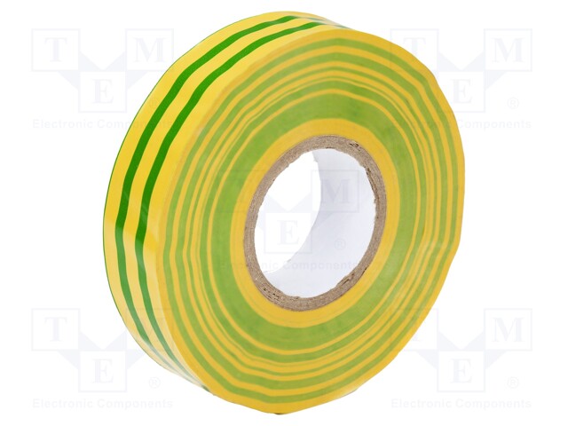 Tape: electrical insulating; W: 19mm; L: 20m; Thk: 0.15mm; PVC film