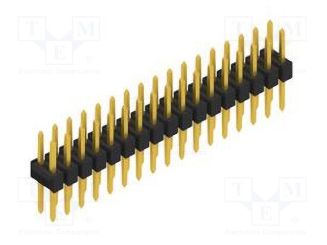 Connector: pin strips; pin header; male; PIN: 34; 2.54mm; THT; 2x17
