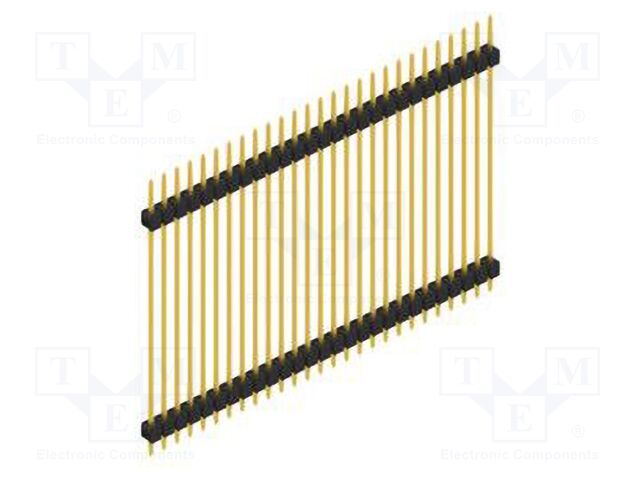 Connector: pin strips; pin header; male; PIN: 27; 2.54mm; THT; 1x27
