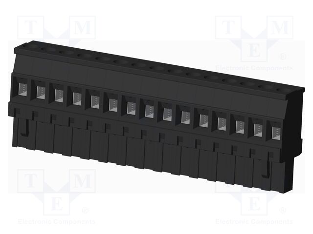Connector: pluggable terminal block; plug; female; angled 90°
