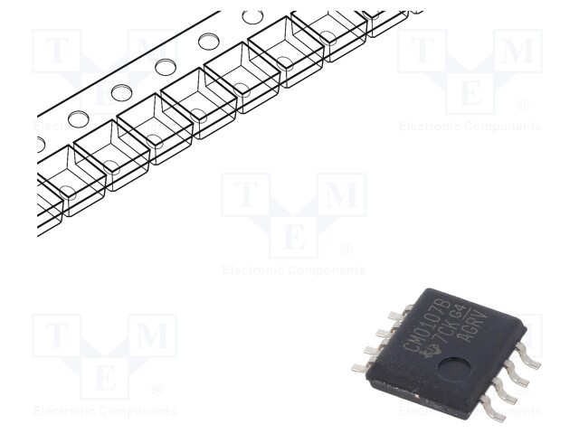 IC: digital; NAND; Ch: 2; IN: 2; CMOS; SMD; SO8PS; 3÷18VDC; -55÷125°C