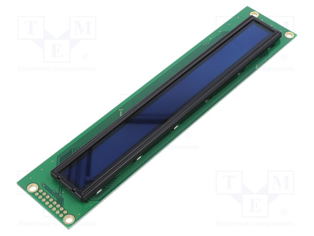 Display: OLED; graphical; 200x16; white; 5VDC