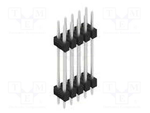 Connector: pin strips; pin header; male; PIN: 10; 2.54mm; THT; 2x5