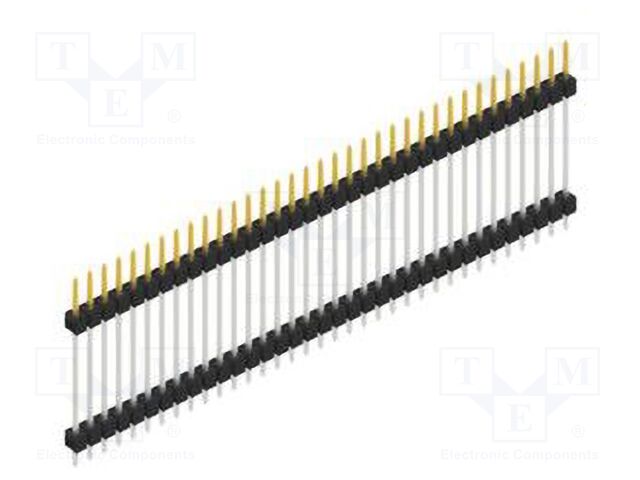 Connector: pin strips; pin header; male; PIN: 35; 2.54mm; THT; 1x35