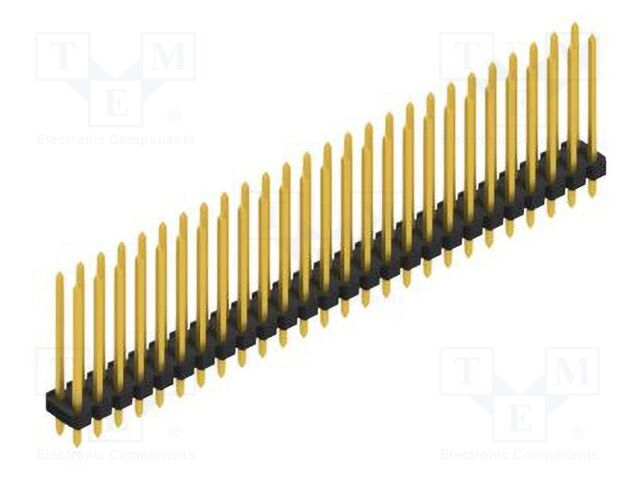 Connector: pin strips; pin header; male; PIN: 52; 2.54mm; THT; 2x26