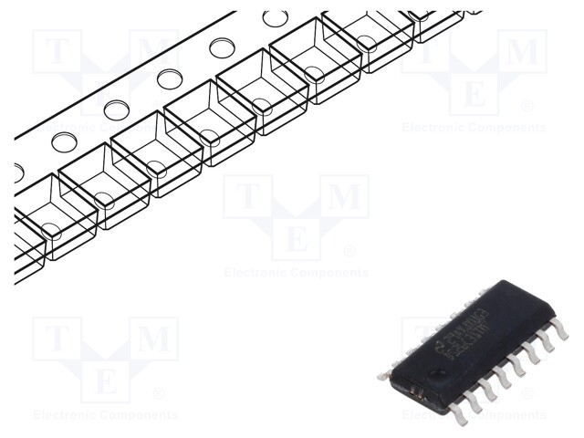 IC: interface; line driver; half duplex,RS422; 30000kbps; SOIC16