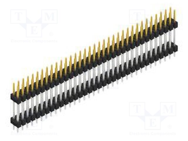 Connector: pin strips; pin header; male; PIN: 68; 2.54mm; THT; 2x34