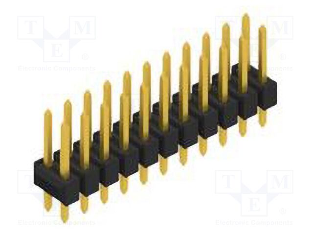 Connector: pin strips; pin header; male; PIN: 22; 2.54mm; THT; 2x11