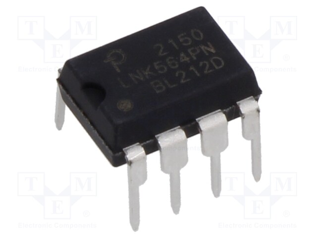 IC: PMIC; AC/DC switcher,SMPS controller; Uin: 85÷265V; DIP-8B
