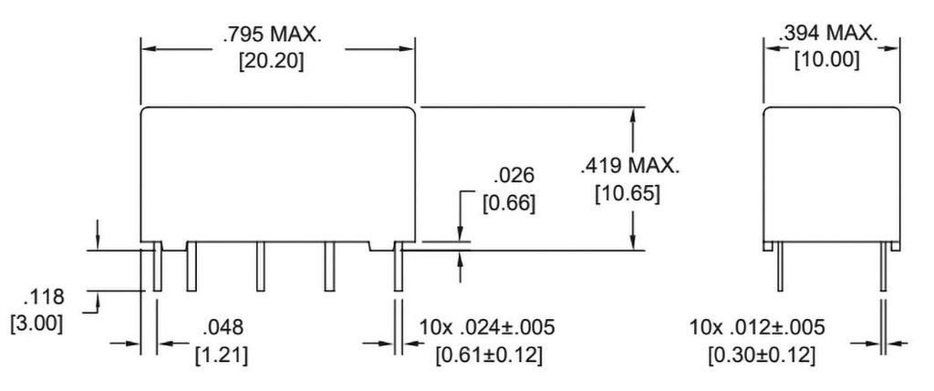 Relay: electromagnetic; DPDT; Ucoil: 24VDC; 1A/120VAC; 2A/30VDC; 3A