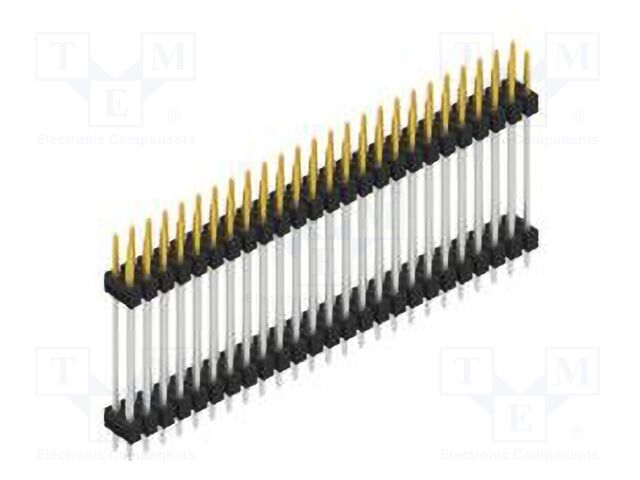 Connector: pin strips; pin header; male; PIN: 50; 2.54mm; THT; 2x25